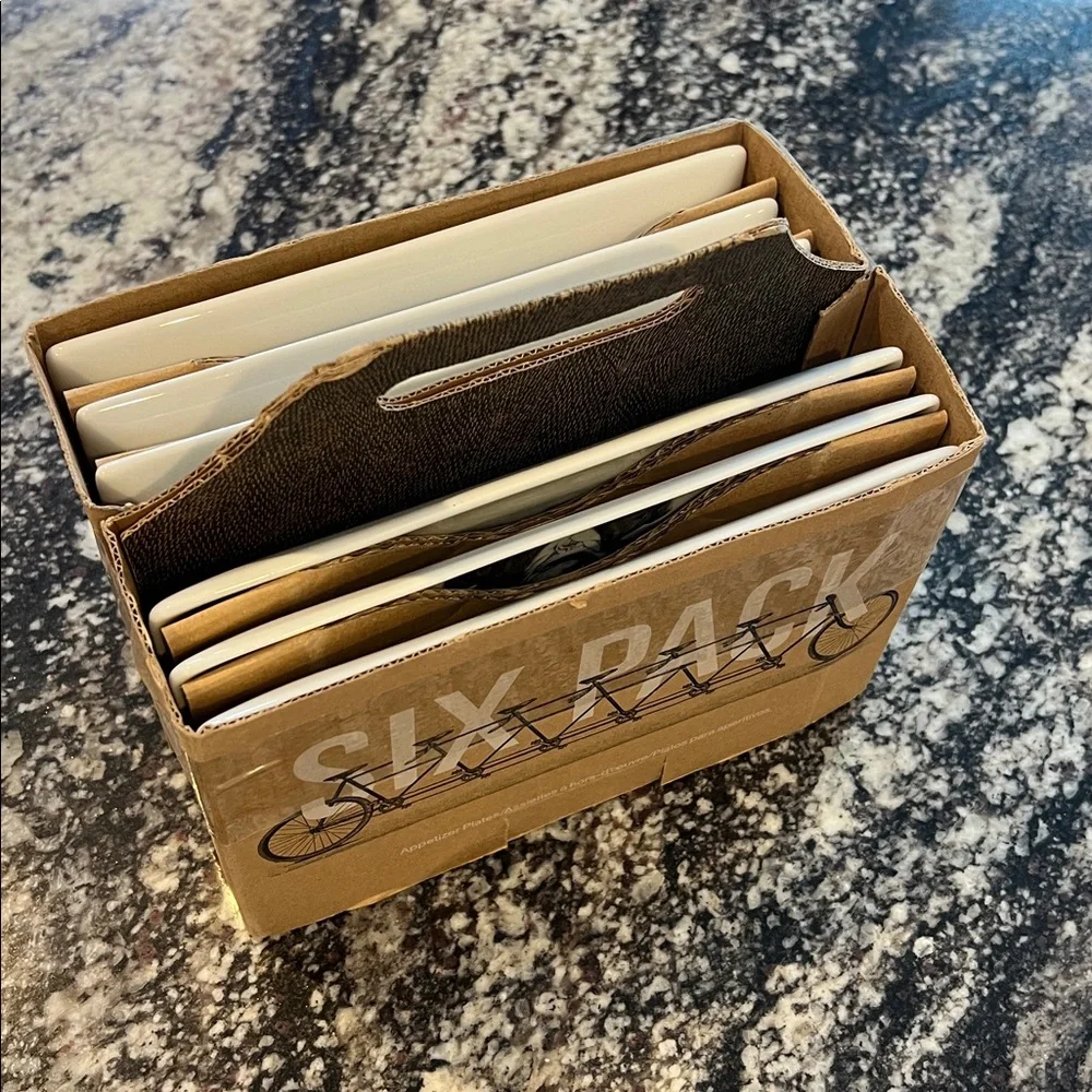 Crate & Barrel 6 Pack Plates
